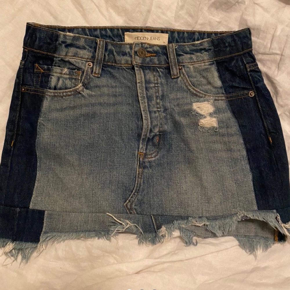 DENIM MINI SKIRT